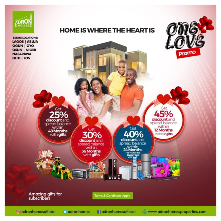 Embrace the Romance of Homeownership with Adron Homes’ ONE LOVE PROMO