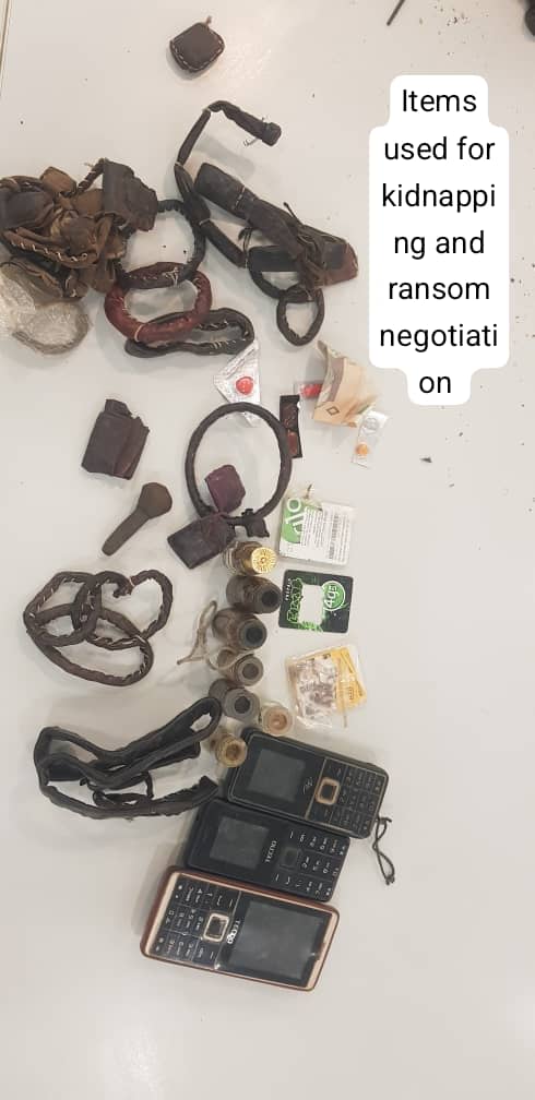 POLICE NEUTRALIZE NOTORIOUS WANTED KIDNAPPERS, DESTROY CAMPS IN MPAPE