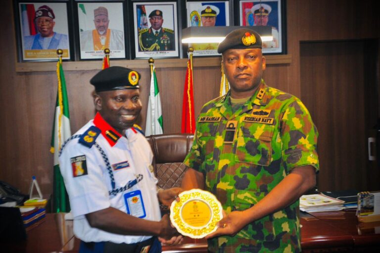 KESHINRO VISITS FOC WESTERN NAVAL COMMAND, SEEKS SYNERGY ON PROTECTION OF OIL PIPELINES, COMMENDS NAVAL SUPPORT TO NSCDC IN LAGOS