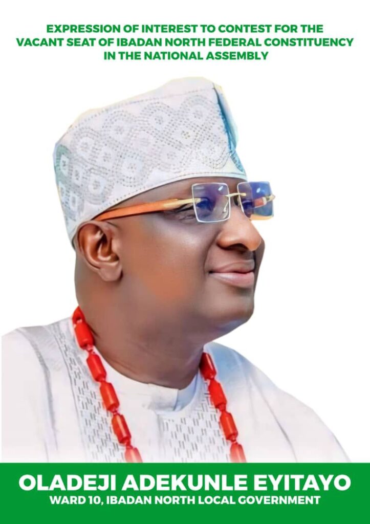 Ibadan North Fed.Constituency Bye Election: Omo BAO Declares Intention, Submits Official Letter of Expression – HMR