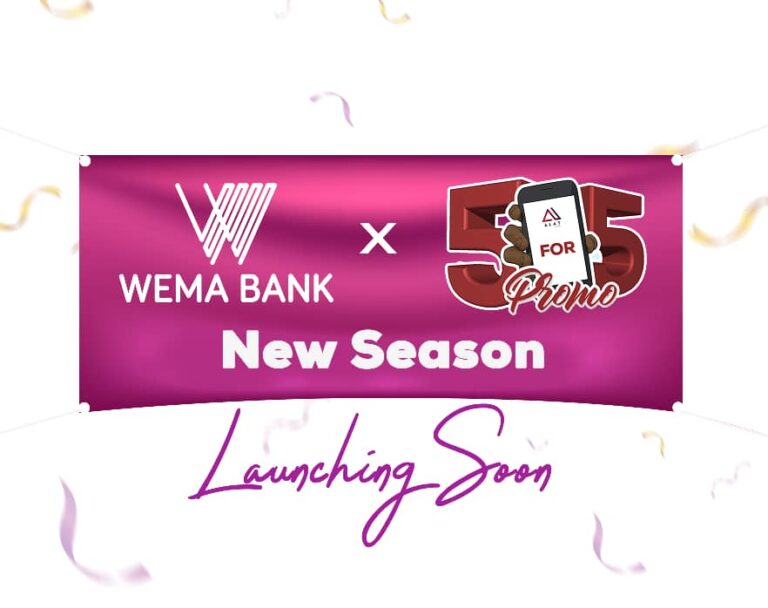 WEMA BANK Set to Launch Season 4 Of It’s 5 For 5 Promo Reward Initiative From October 1st, 2024