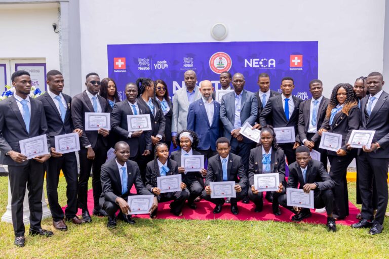 Nestlé Nigeria Celebrates First Graduation at Flowergate, empowering 20 Young Graduates