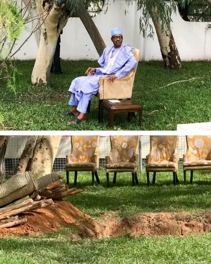 Photo News: FPMB Sleeps At His Site of Interest while Alive